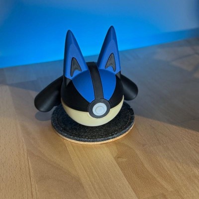 Lucario 3D – Pokémon Aura Puissant de Sinnoh | Farken3DPrint
