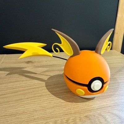 Raichu 3D – Figurine Pokémon Électrik Évolué | Farken3DPrint