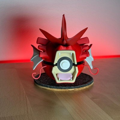 Léviator Shiny 3D – Dragon Marin Rouge Pokémon | Farken3DPrint