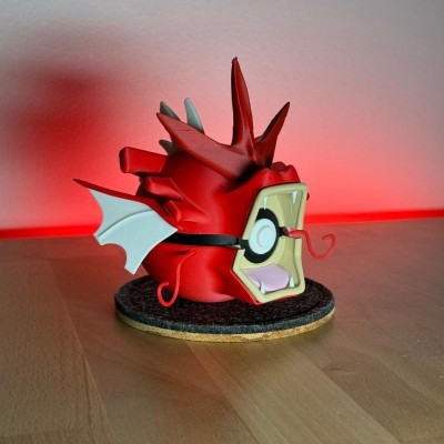 Léviator Shiny 3D – Dragon Marin Rouge Pokémon | Farken3DPrint