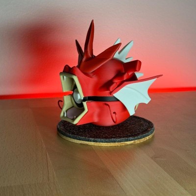 Léviator Shiny 3D – Dragon Marin Rouge Pokémon | Farken3DPrint