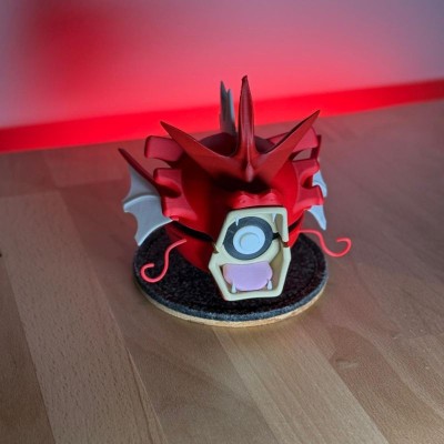 Léviator Shiny 3D – Dragon Marin Rouge Pokémon | Farken3DPrint