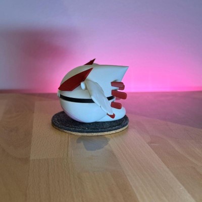 Lugia Shiny 3D – Gardien Légendaire Argenté Pokémon | Farken3DPrint