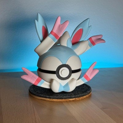 Nymphali Shiny 3D – Pokémon Fée Pastel | Farken3DPrint