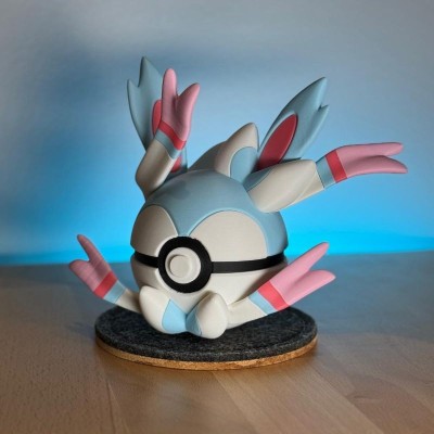 Nymphali Shiny 3D – Pokémon Fée Pastel | Farken3DPrint