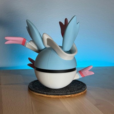 Nymphali Shiny 3D – Pokémon Fée Pastel | Farken3DPrint