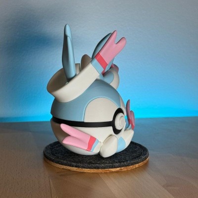 Nymphali Shiny 3D – Pokémon Fée Pastel | Farken3DPrint