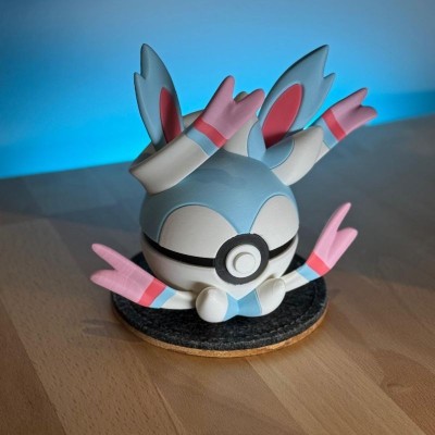 Nymphali Shiny 3D – Pokémon Fée Pastel | Farken3DPrint