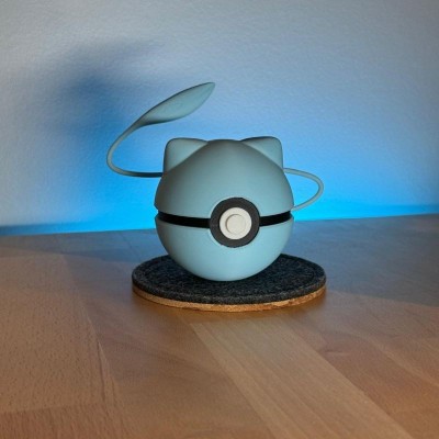 Mew Shiny 3D – Pokémon Mythique Bleu Rare | Farken3DPrint