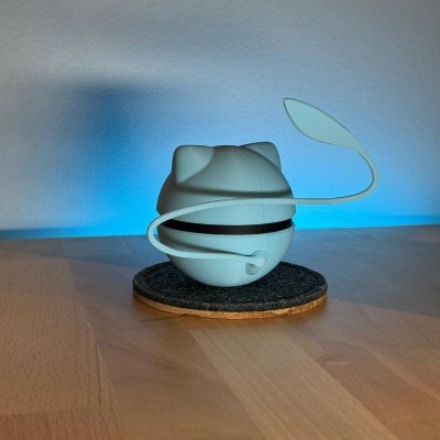 Mew Shiny 3D – Pokémon Mythique Bleu Rare | Farken3DPrint