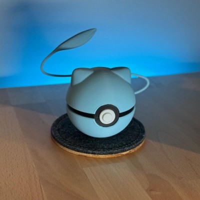 Mew Shiny 3D – Pokémon Mythique Bleu Rare | Farken3DPrint