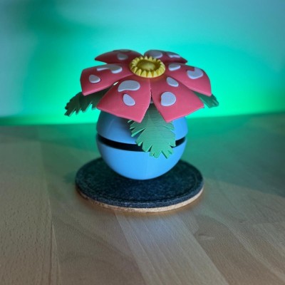 Ball Florizarre – Figurine Pokémon Plante Puissante | Farken3DPrint