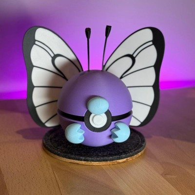 Papilusion 3D – Pokémon Papillon de Kanto | Farken3DPrint