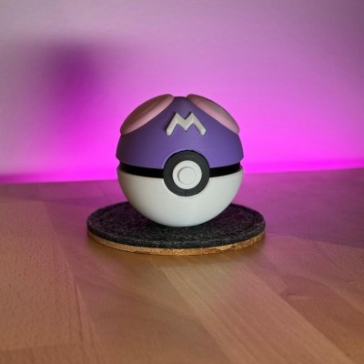 Master Ball 3D – Pokéball Ultime Collector | Farken3DPrint