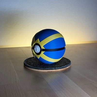 Rapide Ball 3D – Pokéball Capture Instantanée | Farken3DPrint