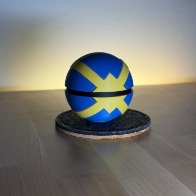 Rapide Ball 3D – Pokéball Capture Instantanée | Farken3DPrint