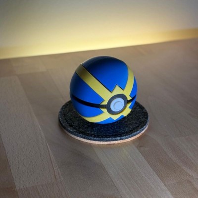 Rapide Ball 3D – Pokéball Capture Instantanée | Farken3DPrint