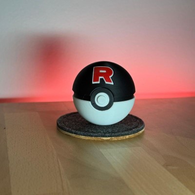 Team Rocket Ball 3D – Pokéball des Antagonistes Pokémon | Farken3DPrint