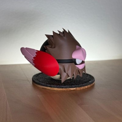 Piafabec 3D – Pokémon Oiseau Déterminé de Kanto | Farken3DPrint