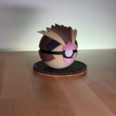 Roucool 3D – Pokémon Oiseau Classique de Kanto | Farken3DPrint