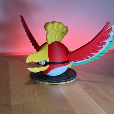 Ho-Oh 3D – Oiseau Légendaire de Johto | Farken3DPrint