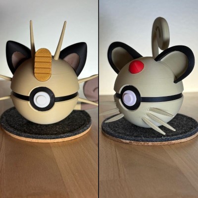 Pack Miaouss – Persian 3D | Évolution Féline Pokémon | Farken3DPrint