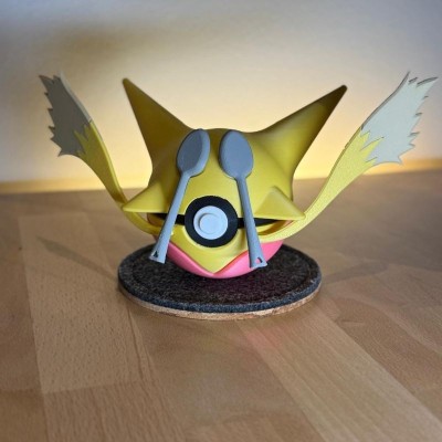 Alakazam Shiny 3D – Pokémon Psy Doré Rare | Farken3DPrint