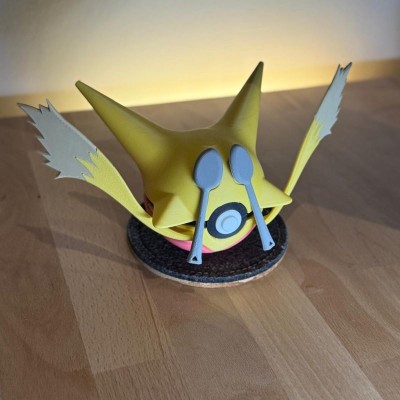 Alakazam Shiny 3D – Pokémon Psy Doré Rare | Farken3DPrint