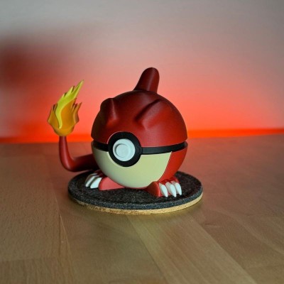 Reptincel 3D – Évolution Salamèche Pokémon Feu | Farken3DPrint