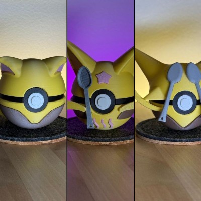 Pack Abra – Kadabra – Alakazam 3D | Évolution Psy Complète | Farken3DPrint